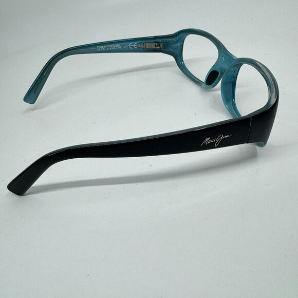 Maui Jim Sunglasses Frame PUNCHBOWL MJ219-03 54-17-135 Black Blue H11385 - Picture 4 of 7